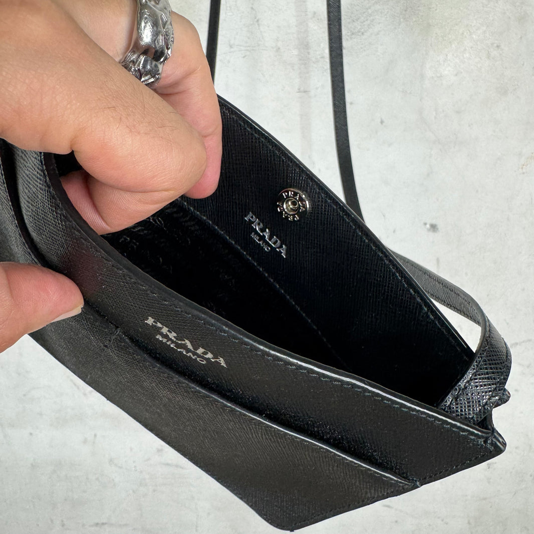Prada Employee Leather Side Bag