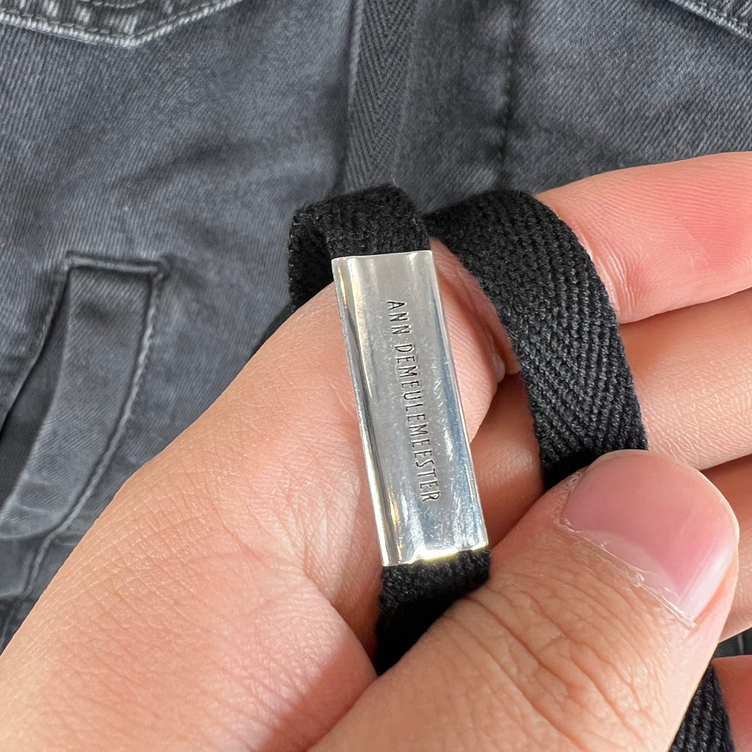 Ann Demeulemeester Black Trucker Jacket