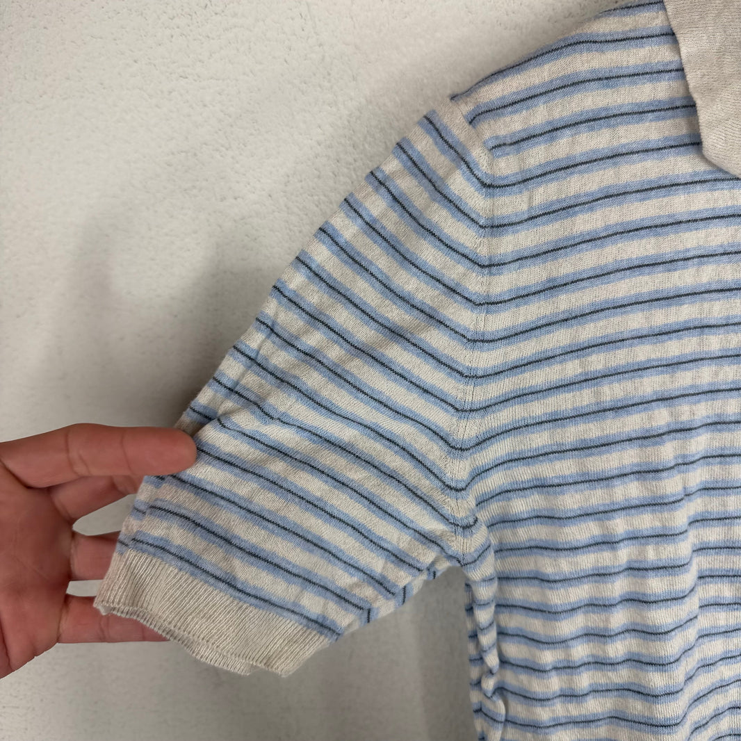 Prada Striped Polo Shirt