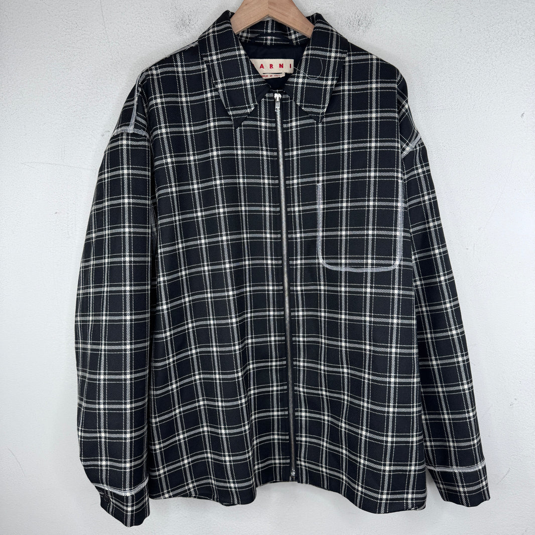 Marni Flannel Zip Jacket