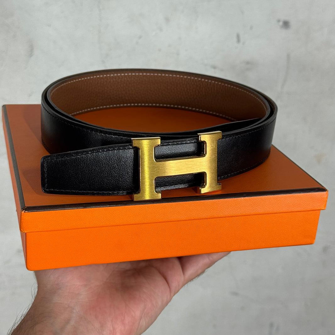 Hermes 1 In Reversible Logo Belt