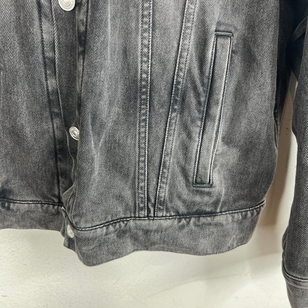 Balenciaga Sample Thin Black Wash Denim Jacket