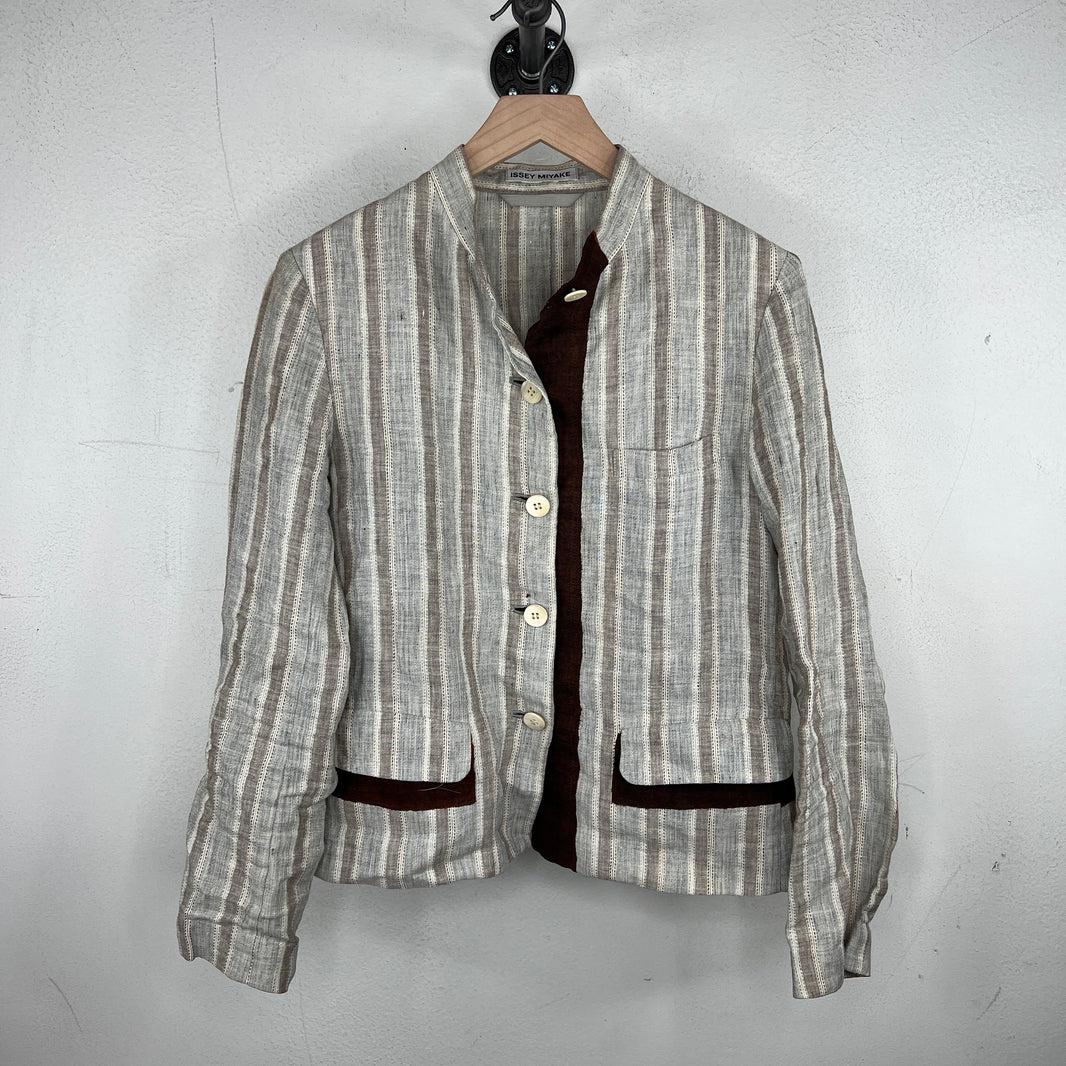 Issey Miyake Brown Lightweight Blazer