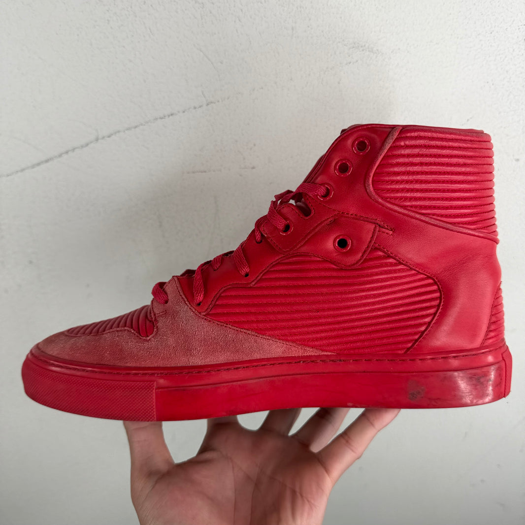 Balenciaga Red Cotes Sneakers