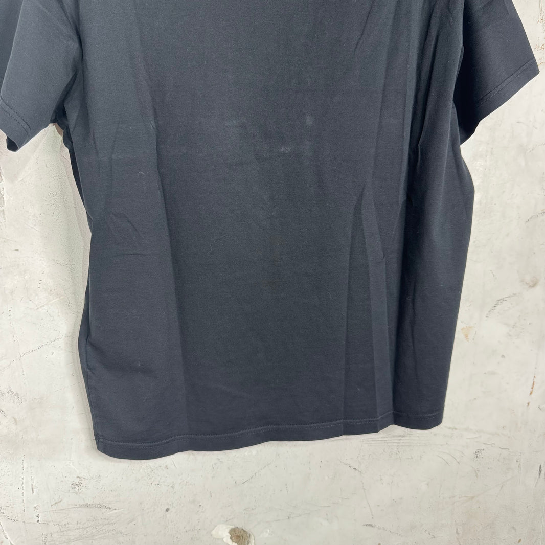 Prada Chest Stripe Logo T-Shirt