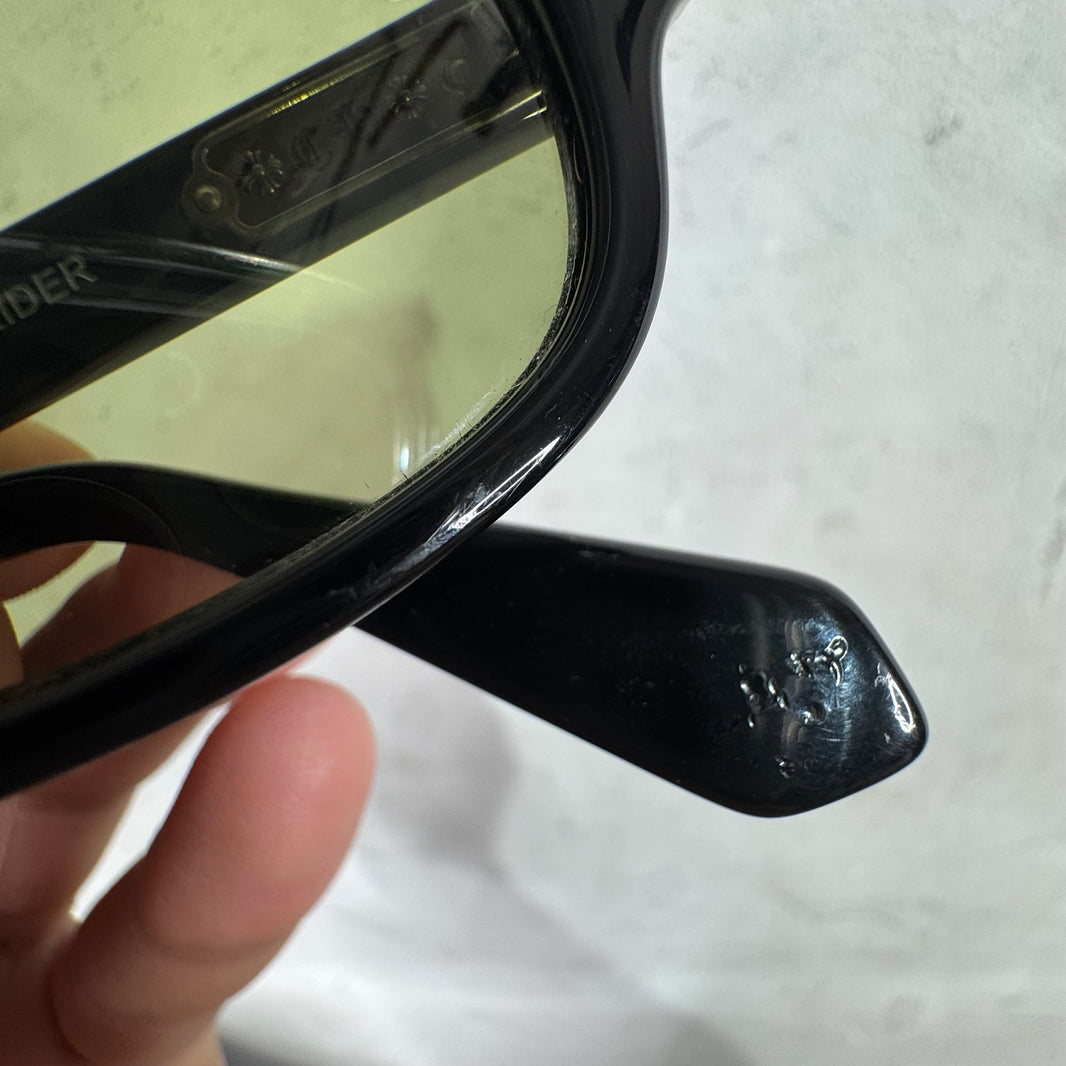 Chrome Hearts Glossy Black 50 Lowrider Sunglasses