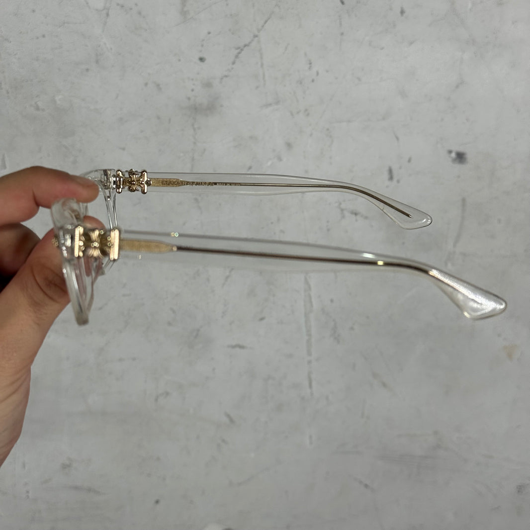 Chrome Hearts Clear Vagilante Glasses