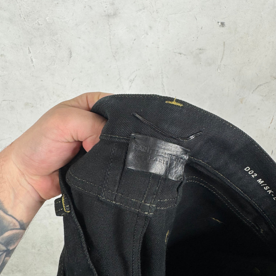 Saint Laurent 2015 Oil Crash Jeans