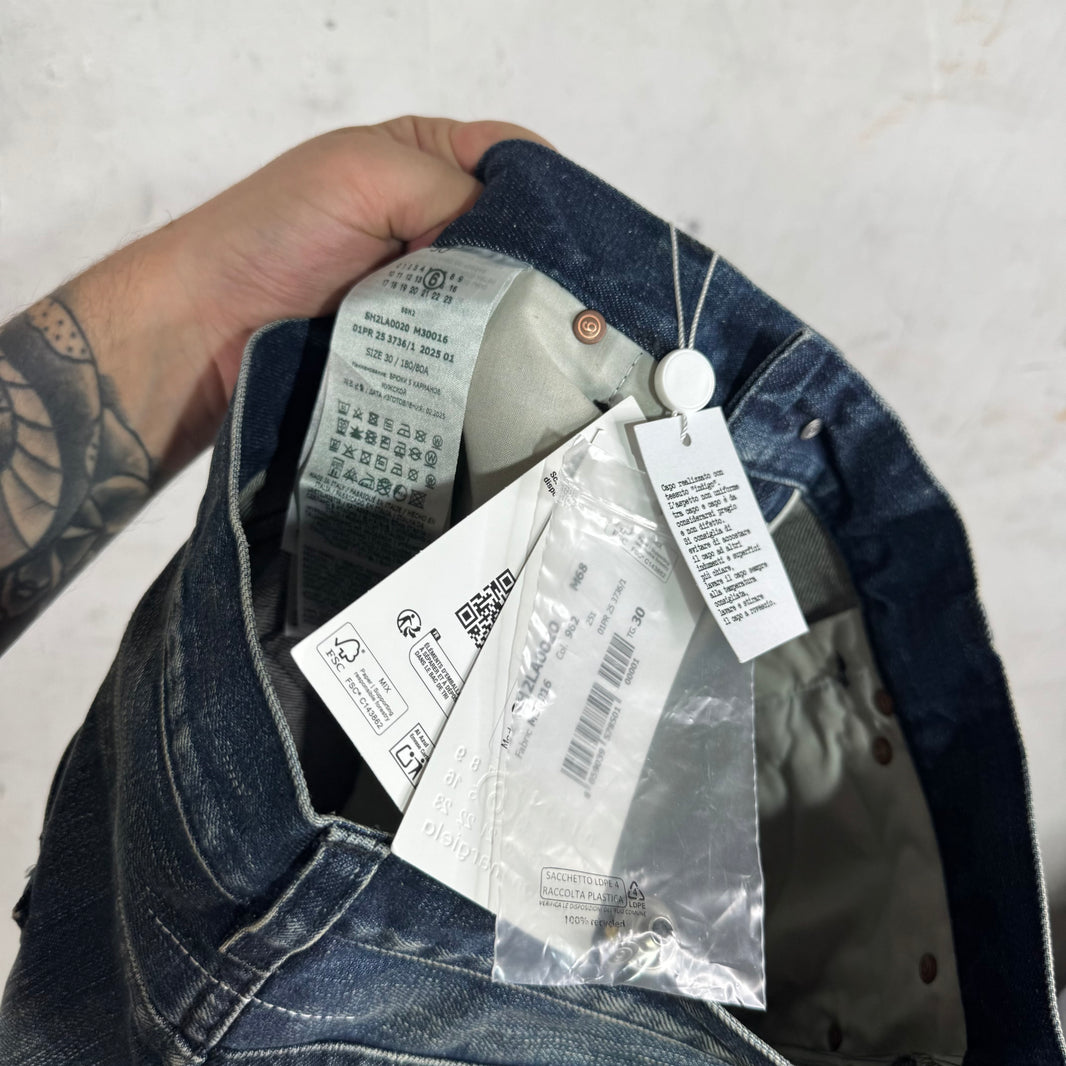Margiela MM6 Distressed Bootcut Jeans