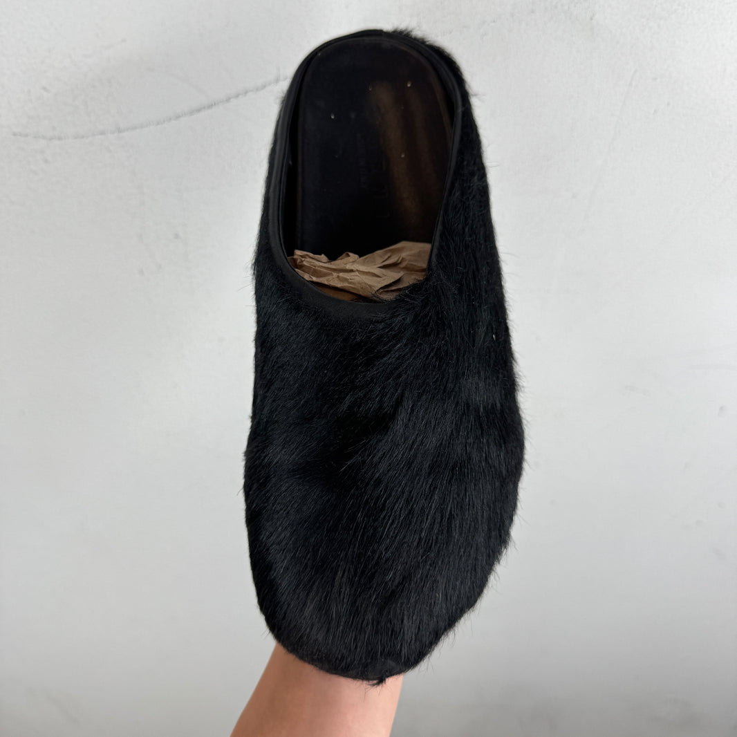 Marni Black Fussbett Mules