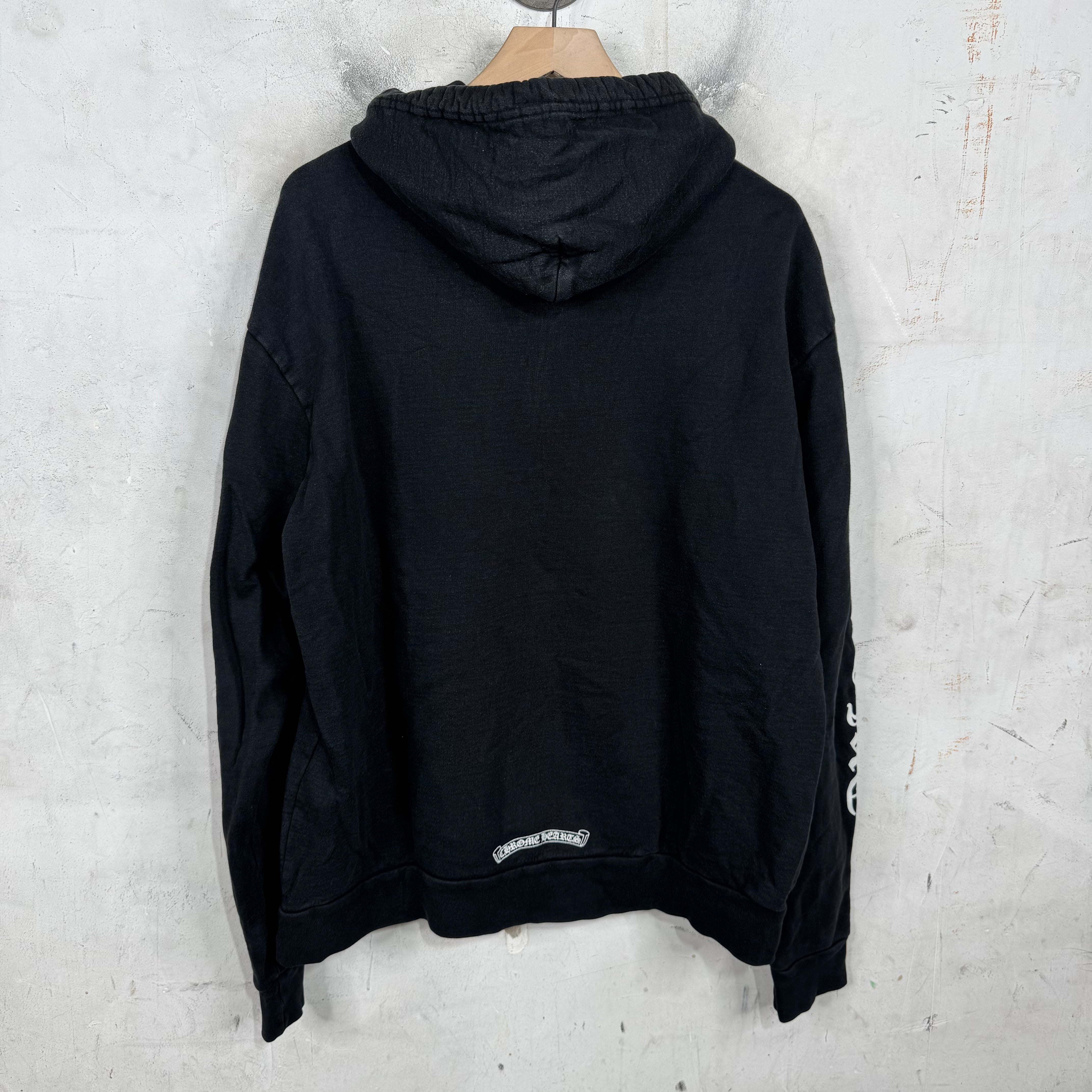 トップス Chrome Hearts Vertical Logo Hoodie Black Chrome Hearts Vertical Logo Hoodie – www.Lukes.store