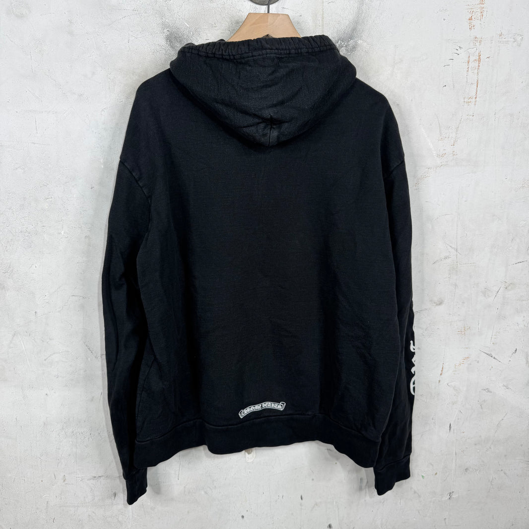Chrome Hearts Vertical Logo Hoodie