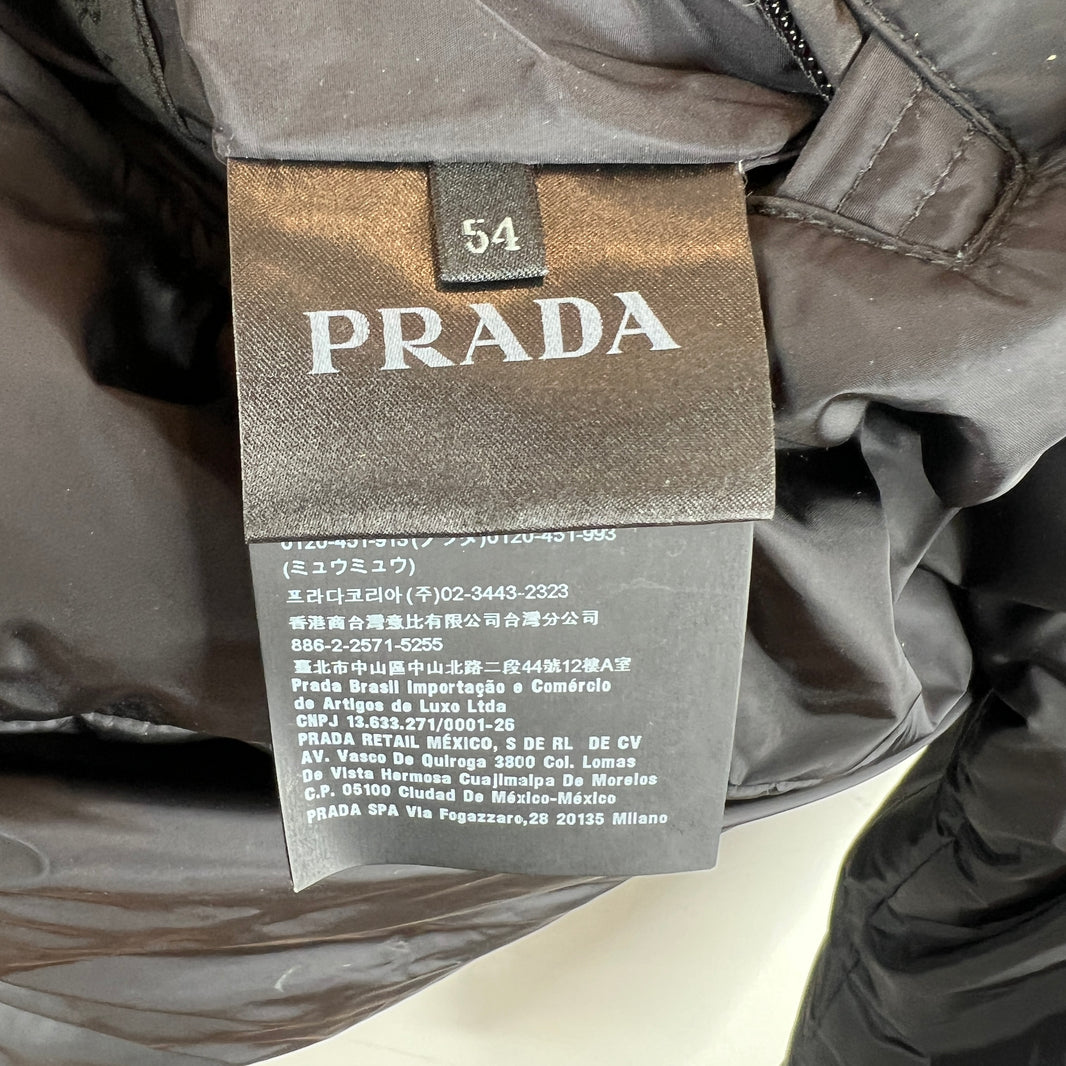 Prada Reversible Plaque Puffer Jacket