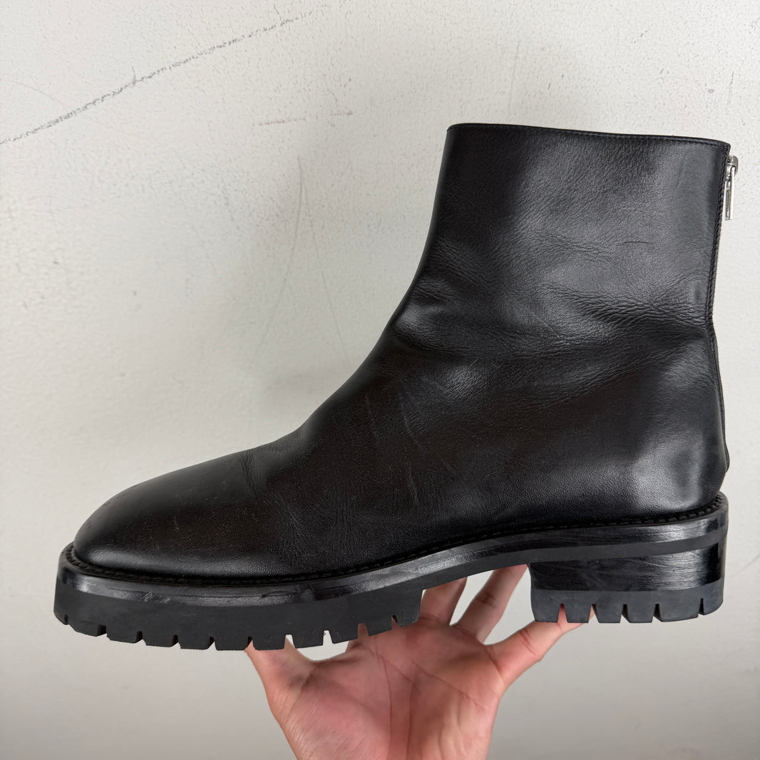 Ann Demeulemeester Back Zip Leather Boots