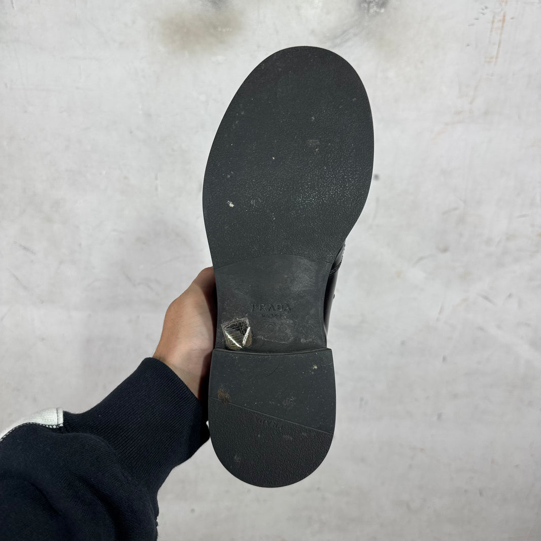 Prada Leather Mary Jane Mules
