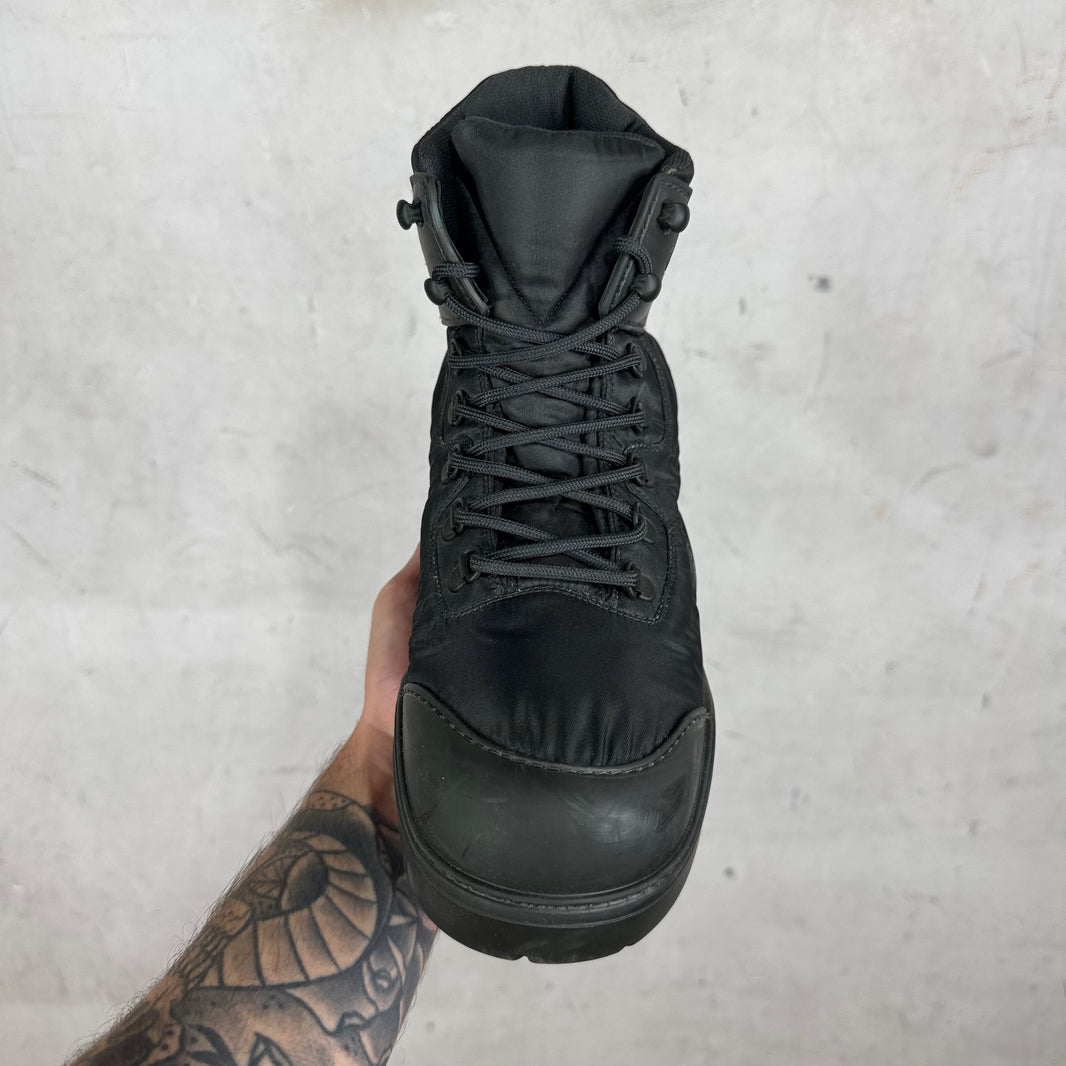 Bottega Veneta Charcoal Bomber Puddle Boots