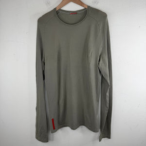 Prada Linea Rossa Gray Back Pocket LS shirt
