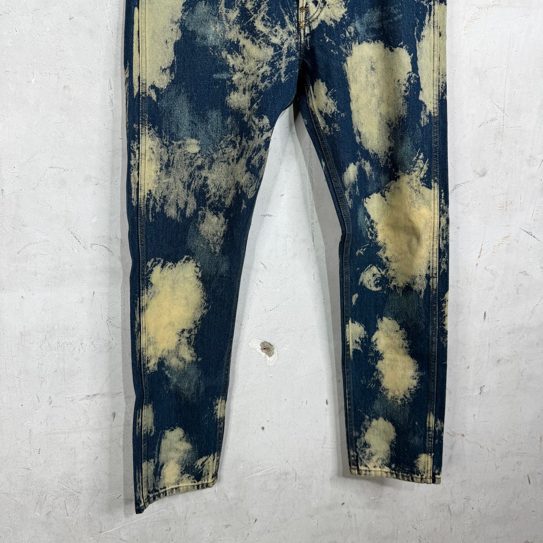 Gucci Studded Bleach Jeans