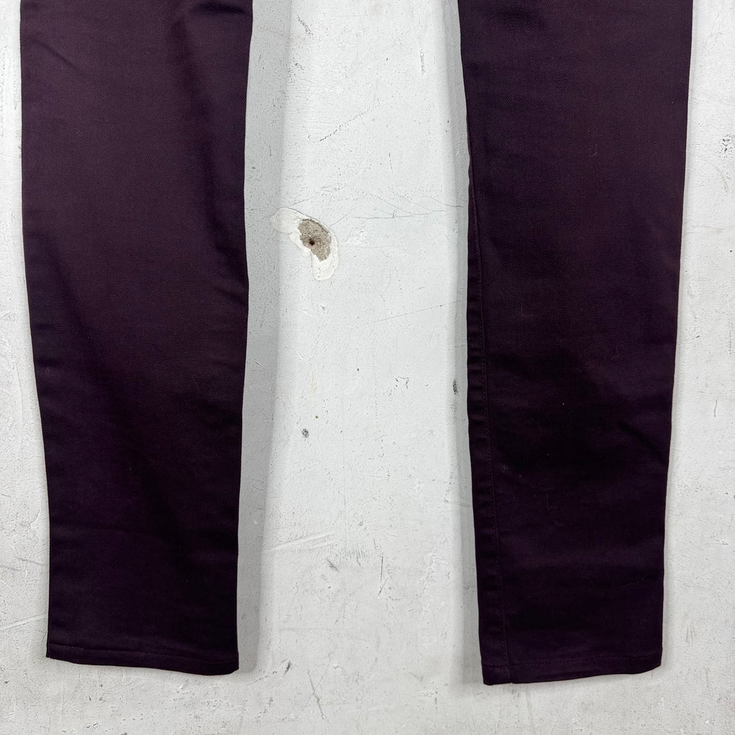 Dior Burgundy Japan Jeans