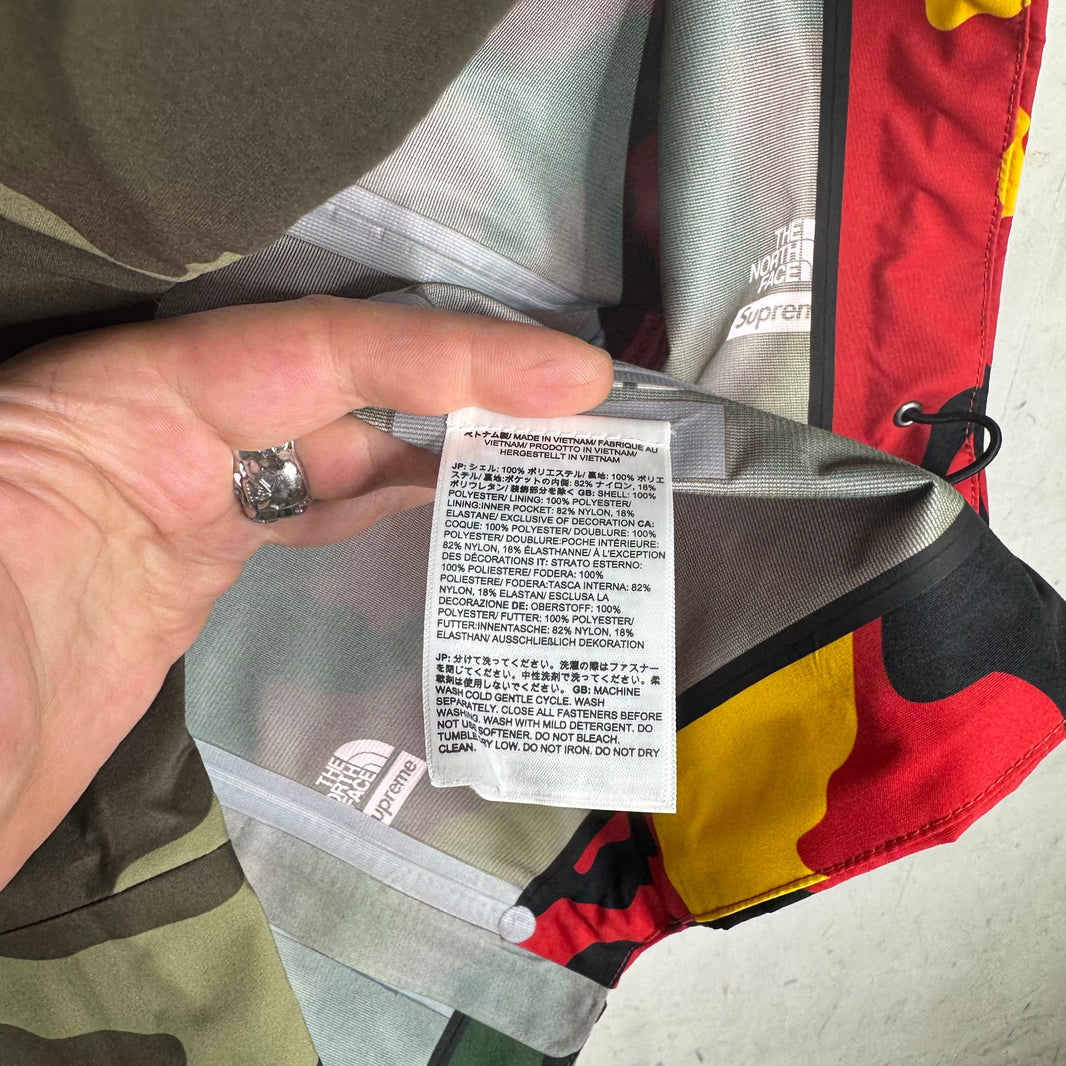 Supreme x TNF Split Camo Rain Jacket