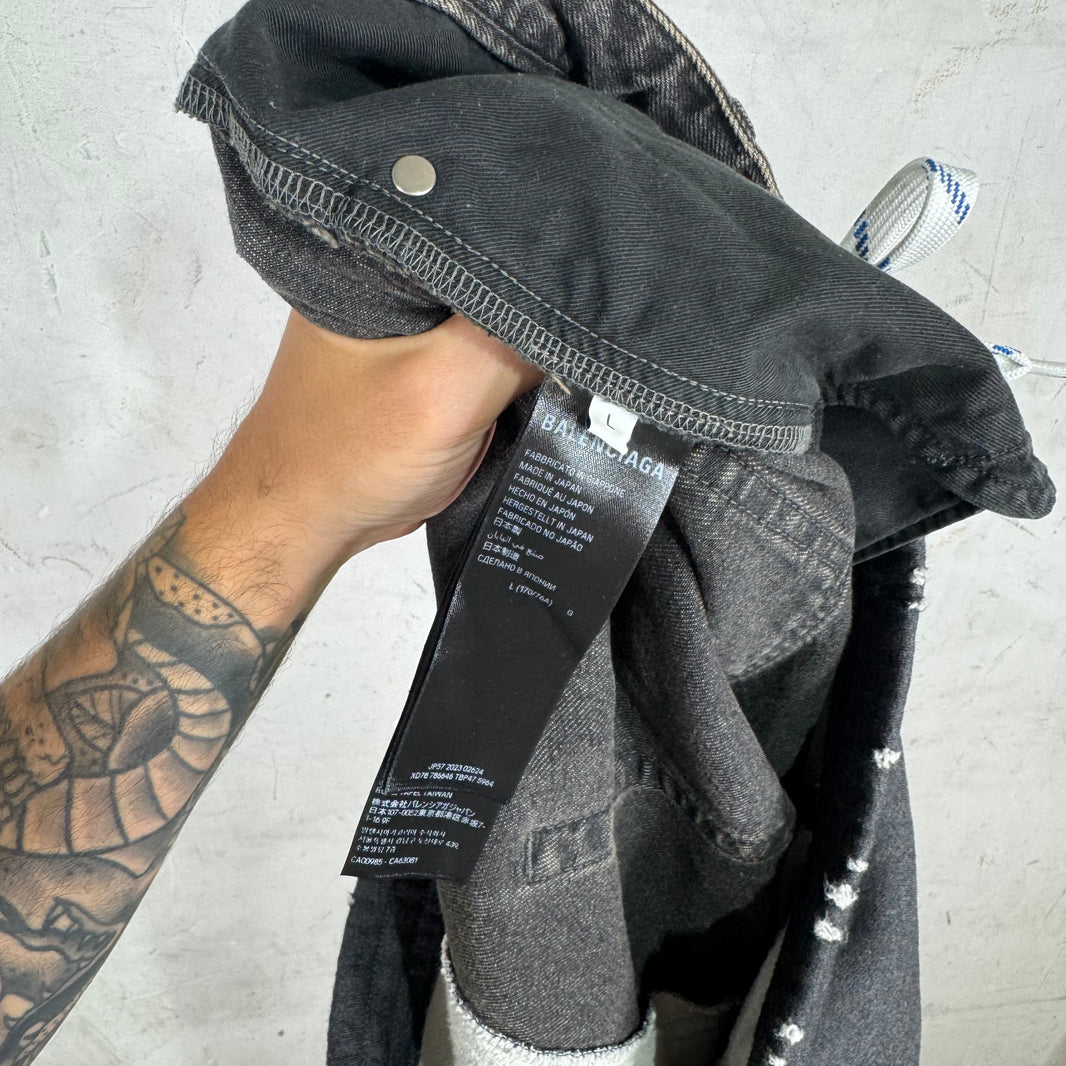 Balenciaga 50/50 Hybrid Baggy Pants