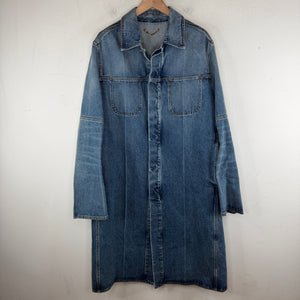 Louis Vuitton Prototype Long Denim Chore Trench Coat