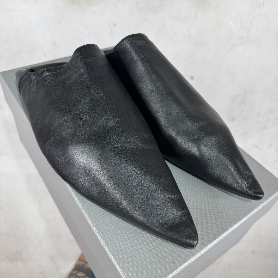 Balenciaga Leather Morrocan Mules