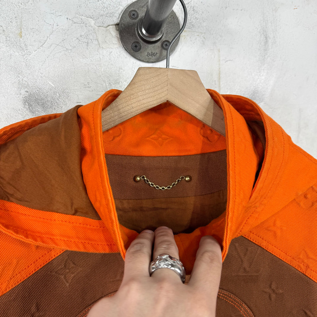 Louis Vuitton Orange Monogram Carpenter Jacket
