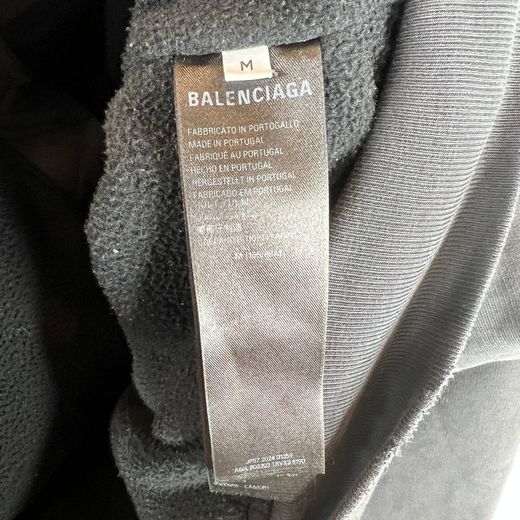 Balenciaga Cotton Hooded Bomber Jacket