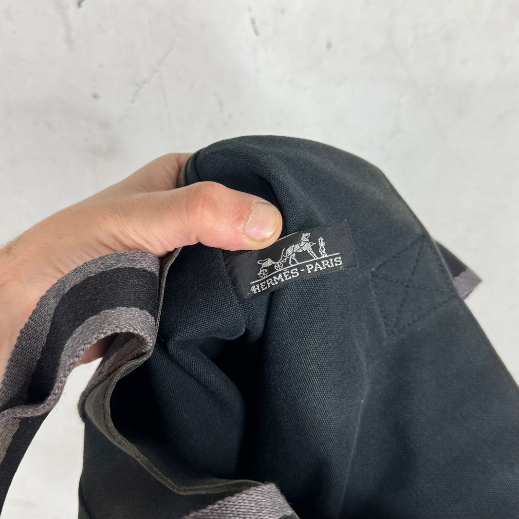 Hermes Canvas Tall Tote