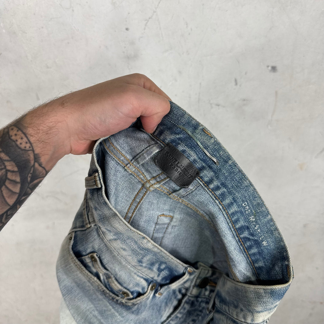 Saint Laurent Lightwash D02 Repaired Jeans