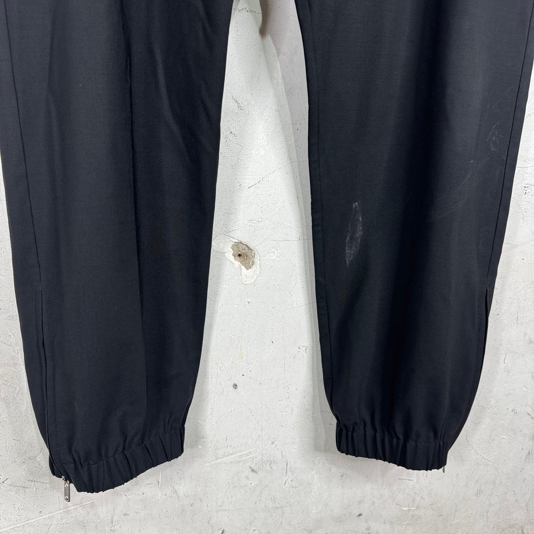 Rick Owens Gethsemane Wool Zippered Pants