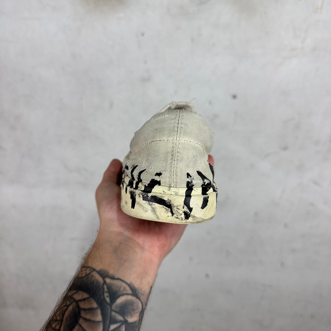 Balenciaga Distressed Paris Slip Ons