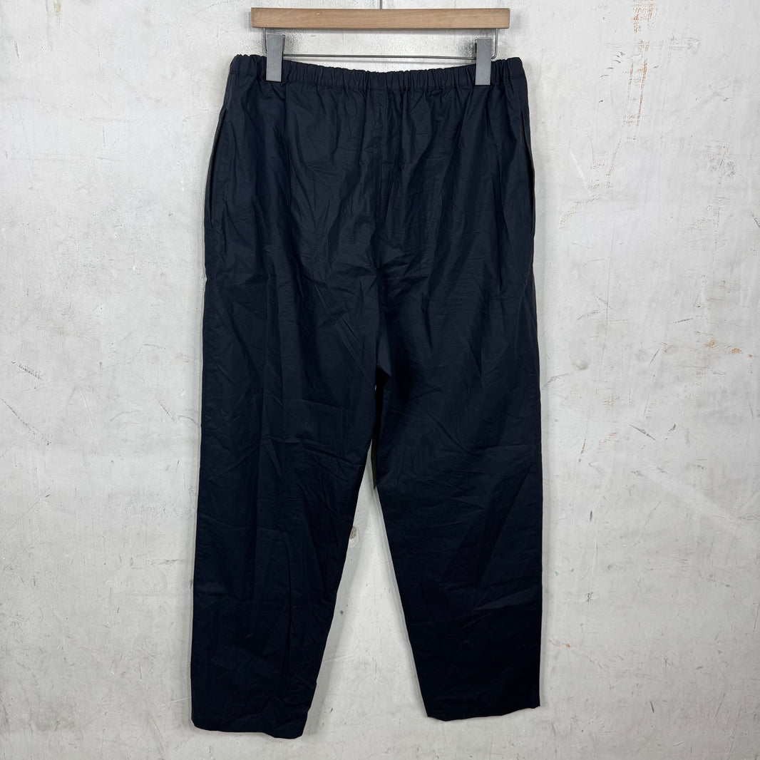 Jil Sander Elastic Waisted Loose Navy Pants