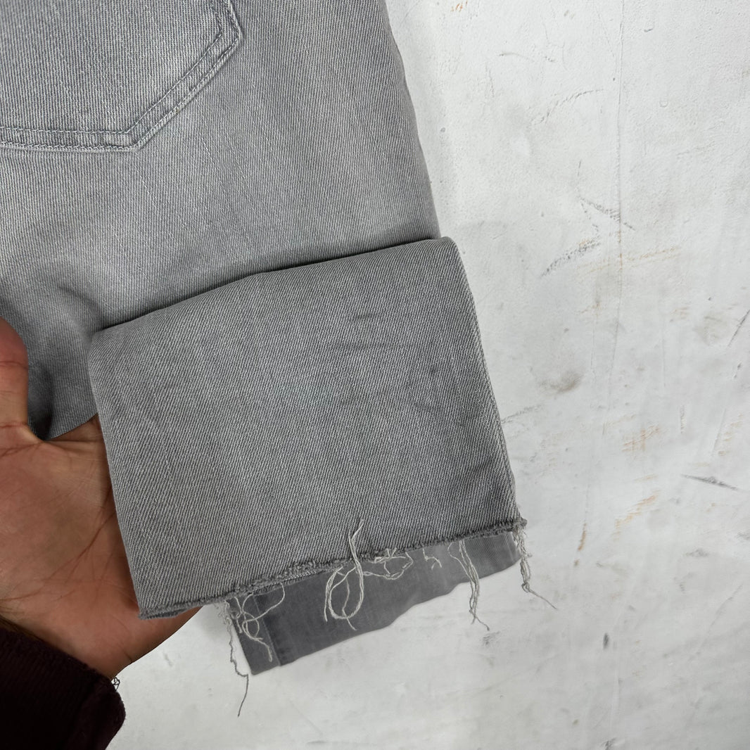 Margiela Gray Open Hem Jeans