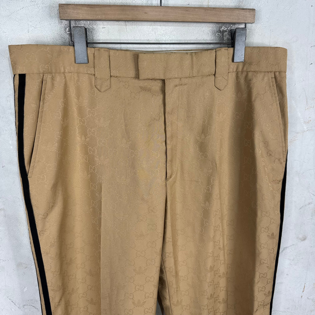 Gucci x Adidas Monogram Loose Trousers