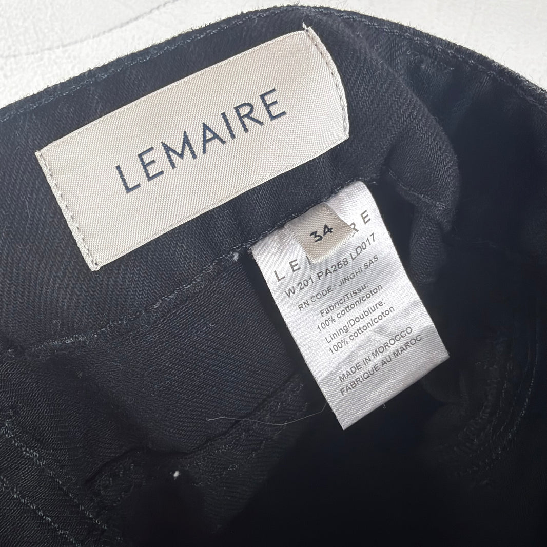 Lemaire Black Straight Leg Jeans