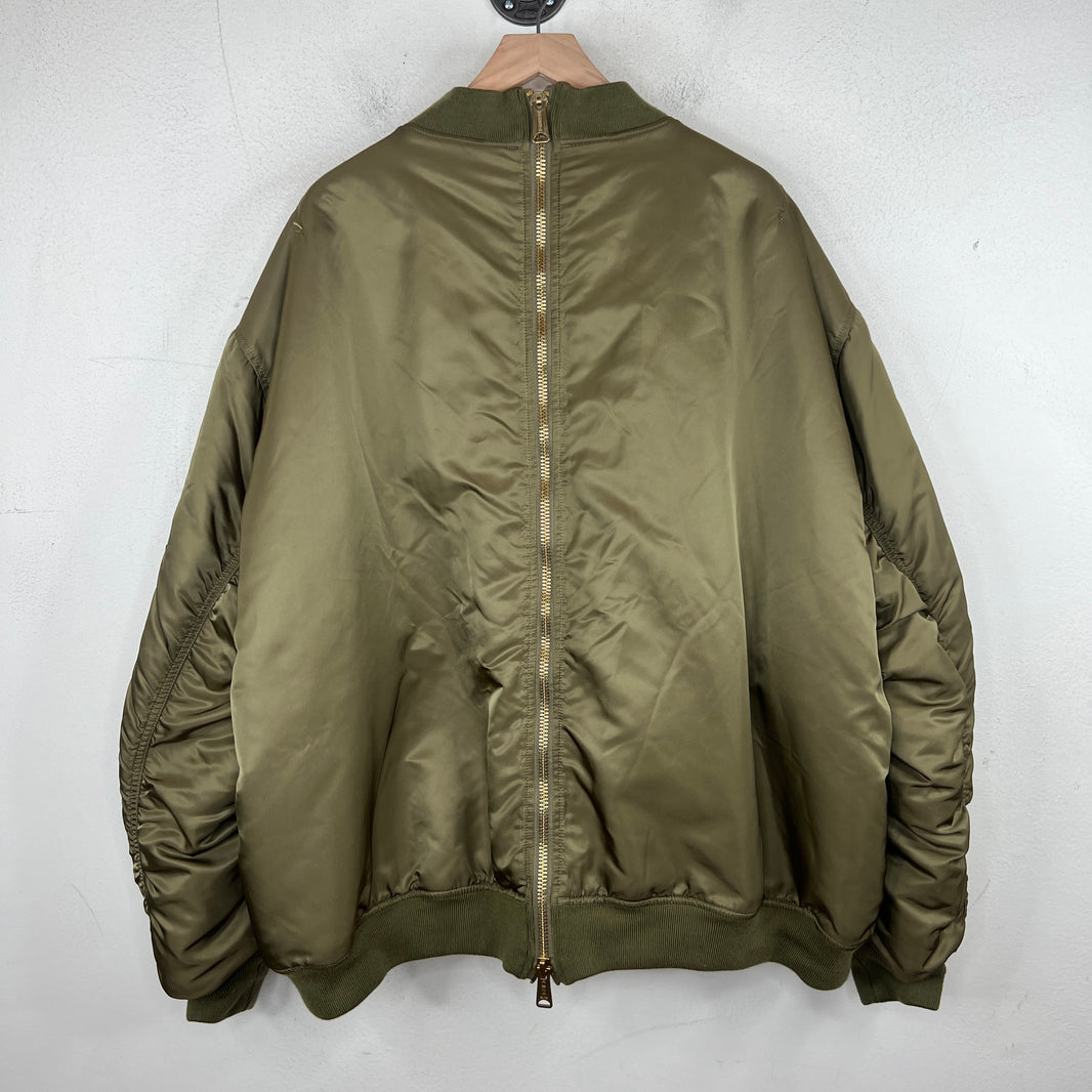 Vetements Alpha Industries Double Zip Bomber Jacket