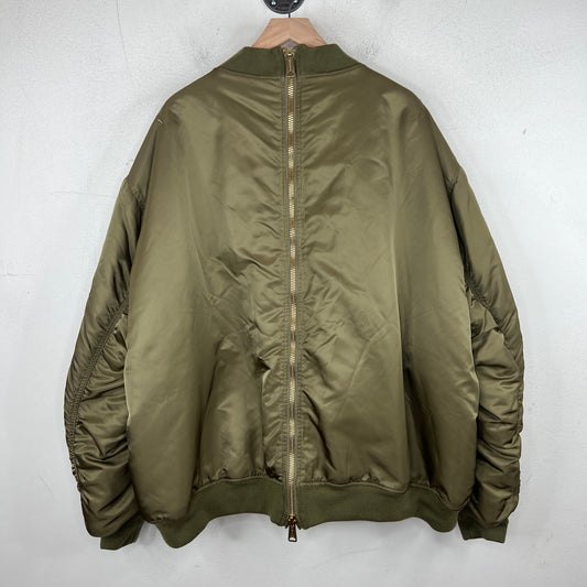 Vetements Alpha Industries Double Zip Bomber Jacket