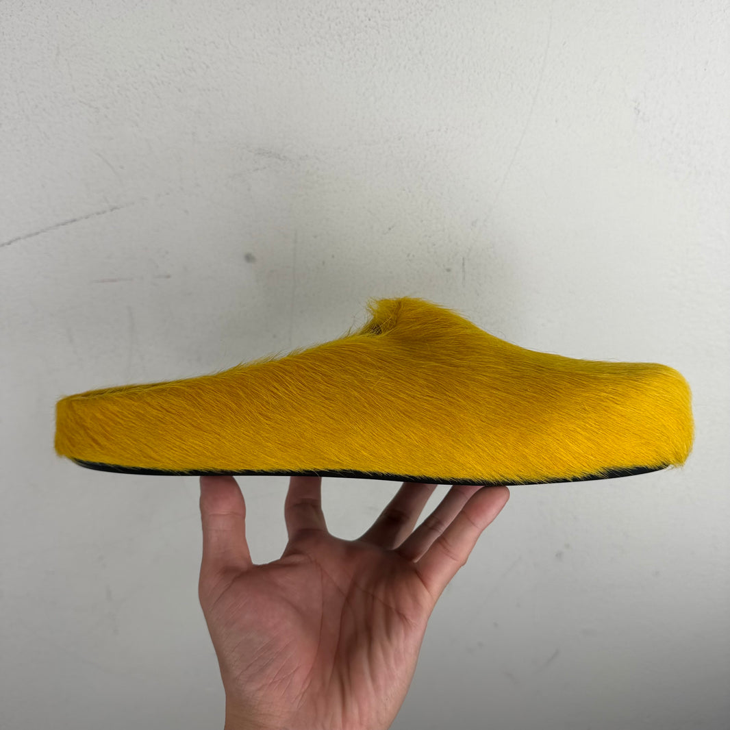 Marni Yellow Fussbett Mules