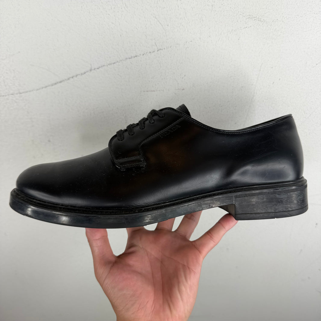 Prada Black Derbies