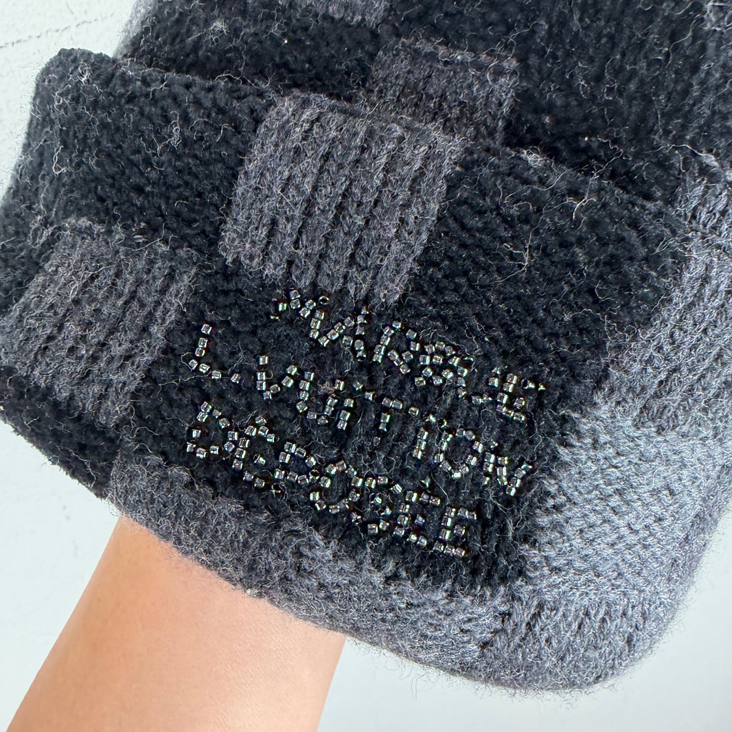 Louis Vuitton Sample Crush Damoflage Beanie