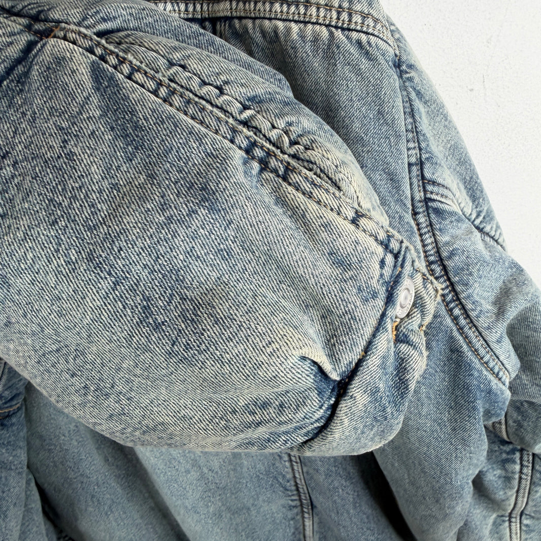 Balenciaga Denim Puffer Jacket