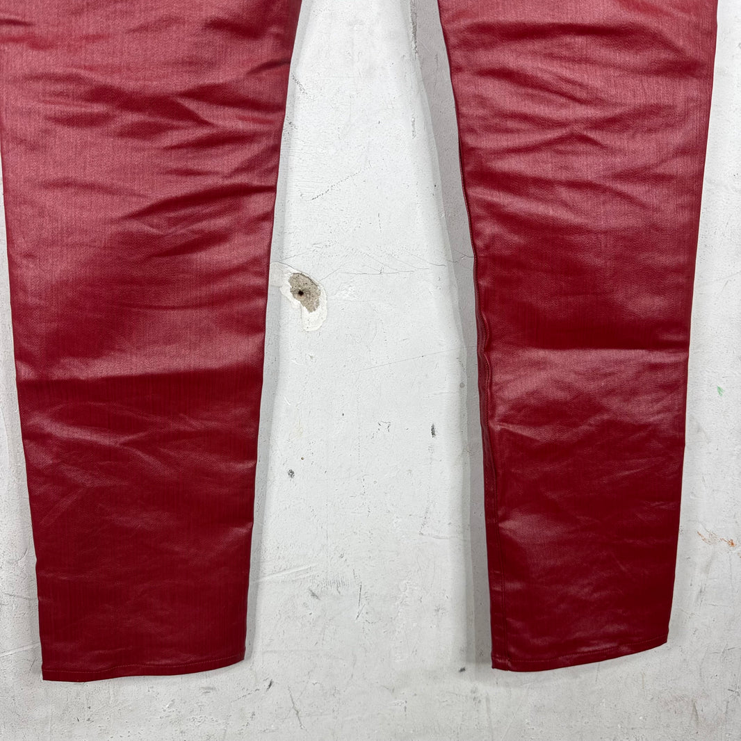 Rick Owens Lido Waxed Tapered Jeans