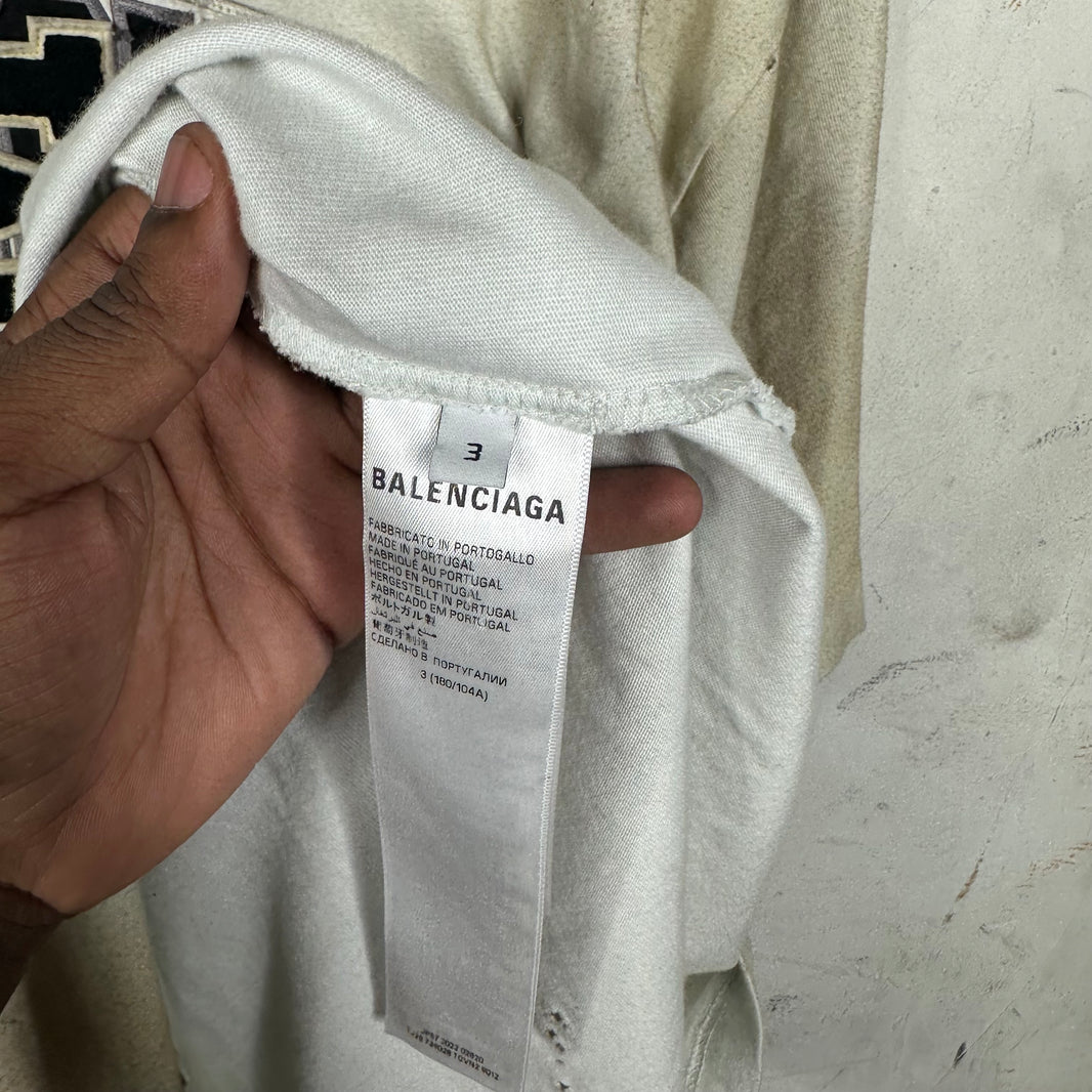 Balenciaga White Skater T-Shirt