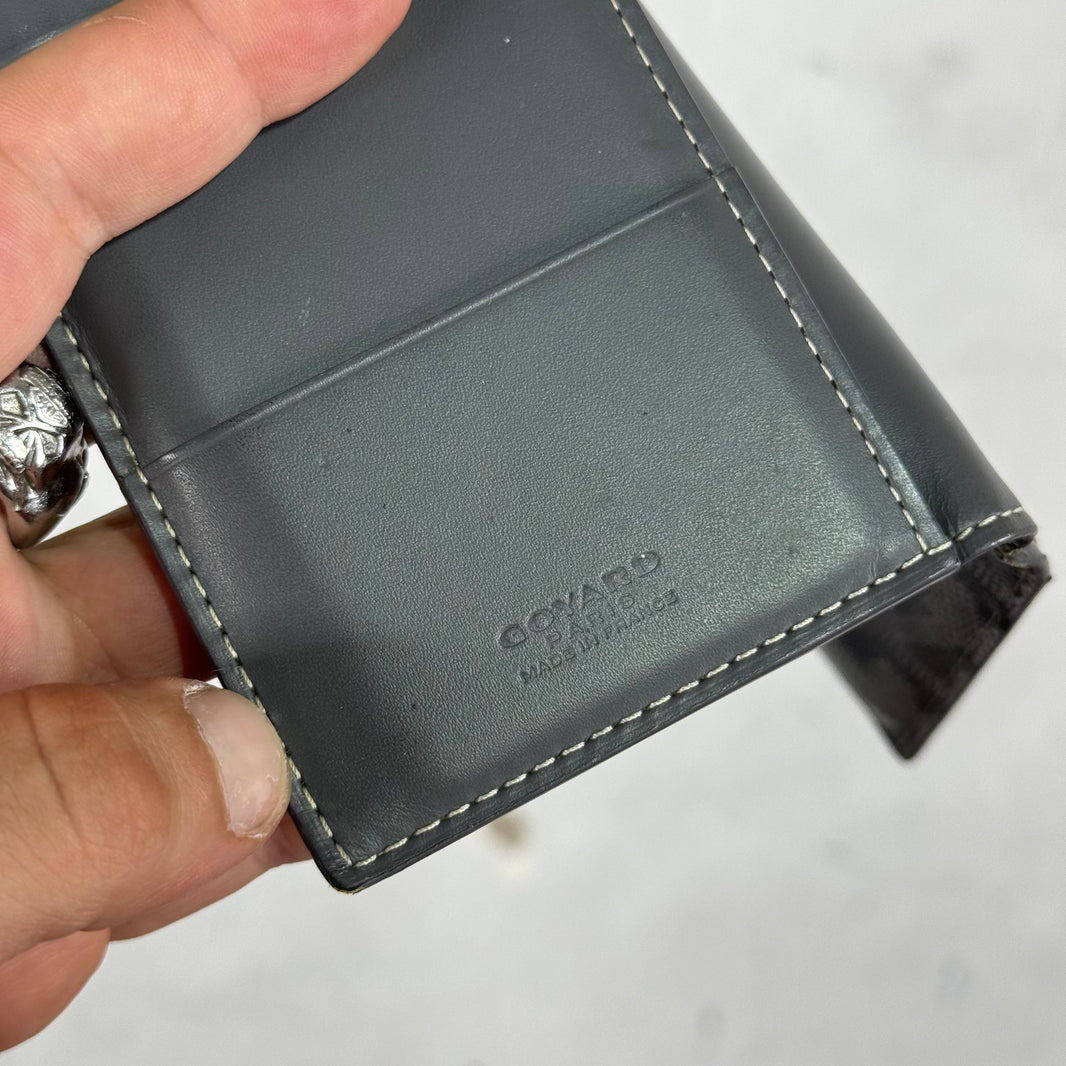 Goyard Grey Passport Holder