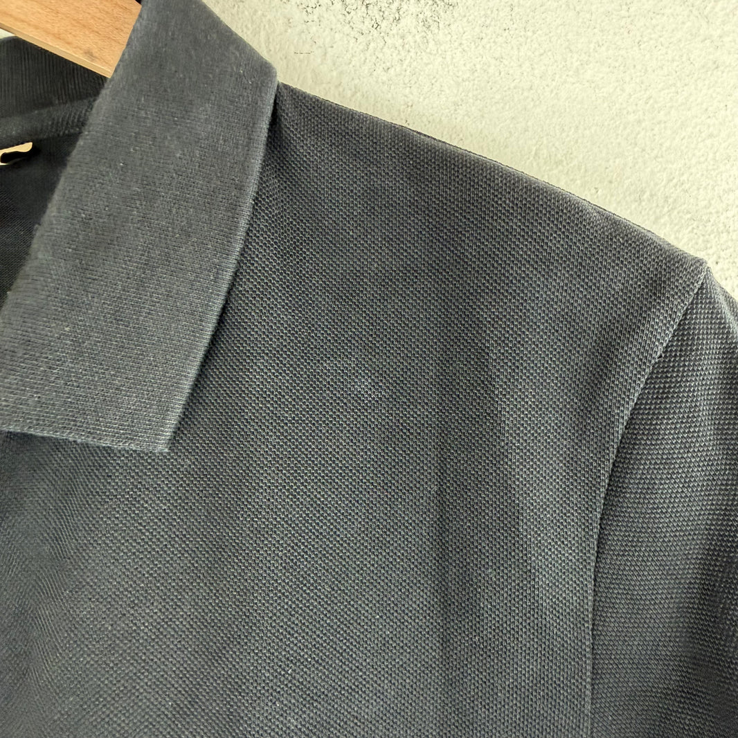 Burberry Tartan Button Lined Polo Shirt
