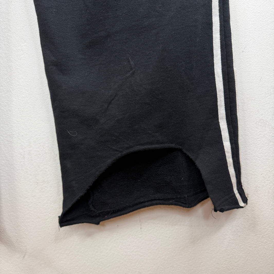 Martine Rose Black Side Stripe Baggy Sweatpants