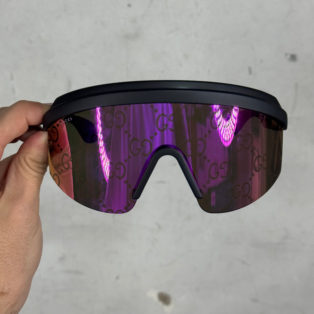 Gucci Monogram Shield Sunglasses