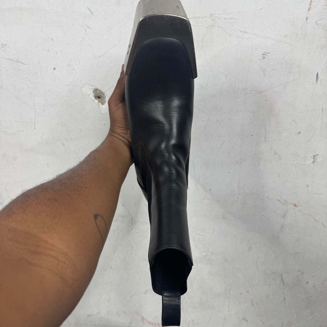 Rick Owens Black Kiss Heel Boots